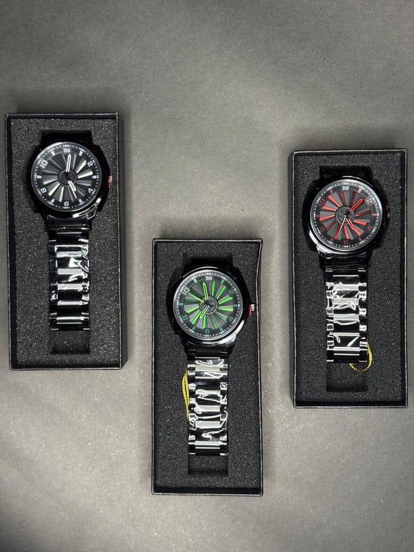 stainless steel spinning watch with box stainless steel spinning watch with box